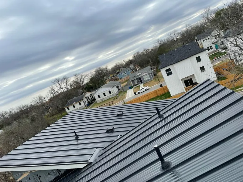 Standing seam metal roof panels with vents for Skylight Repair in Pleasant Grove